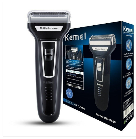 Kemei KM-5558 ماكينة حلاقة كهربائية 3 فى 1